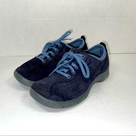 Dansko Sneakers Blue Tone Lace up Size 36 Women's EUC - Picture 1 of 9